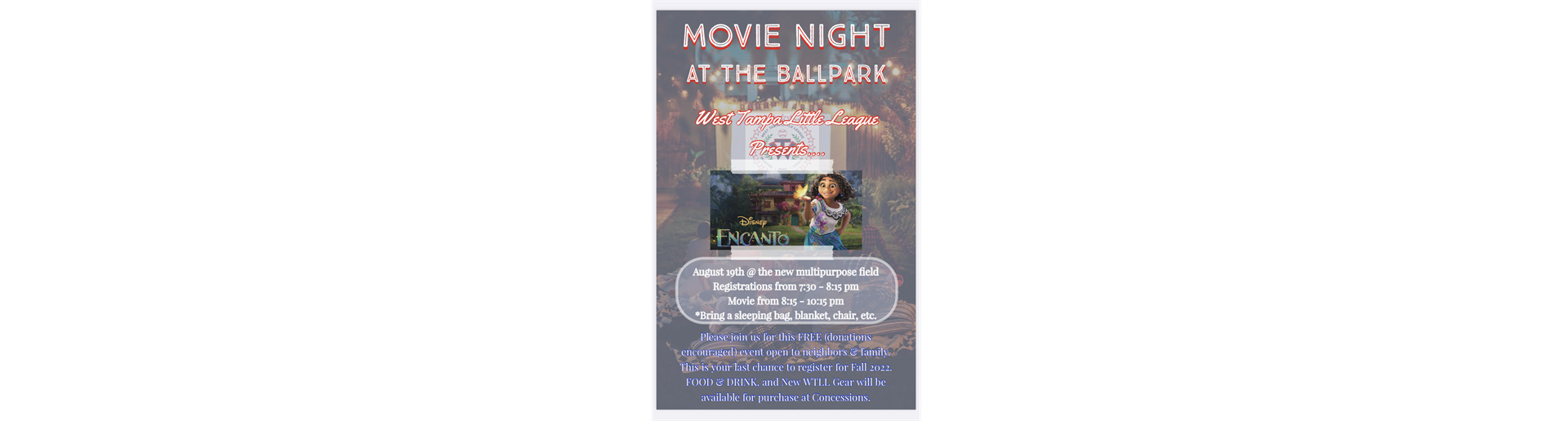 Movie Night @ The Ball Park